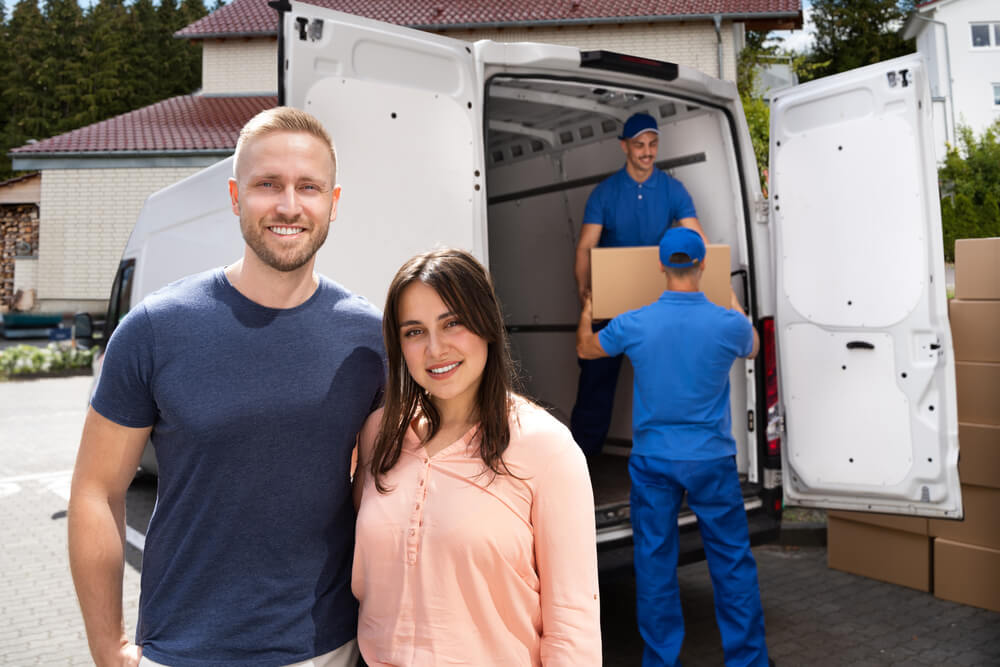 Professional Movers Loading A Truck In Manteca